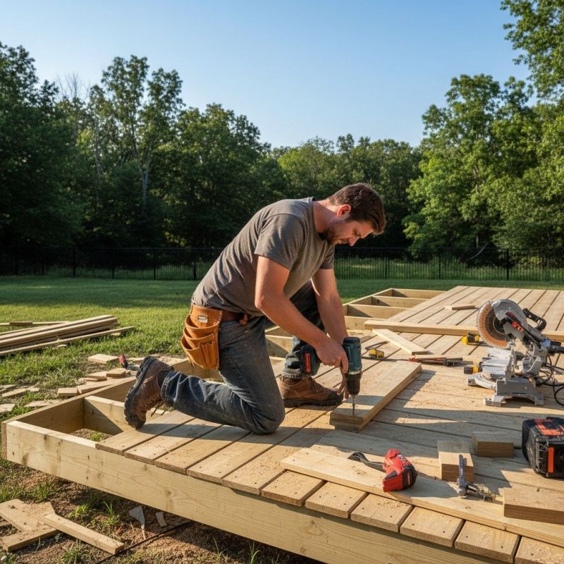 Deck Enclosure Building