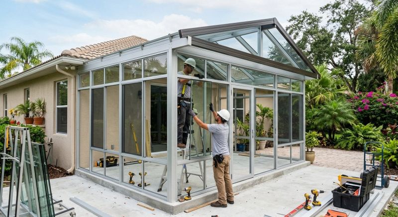 Solarium Construction in Dallas, TX