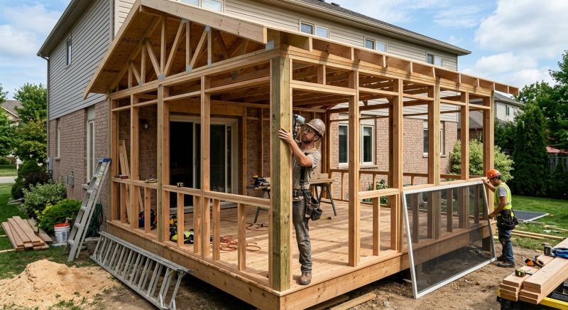 Deck Enclosure Building Service